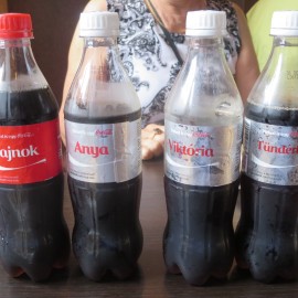 Personalized Coca-Cola bottles